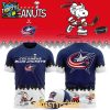 Columbus Blue Jackets Peanuts Night 2025 2026 Snoopy Hockey Hoodie T Shirt