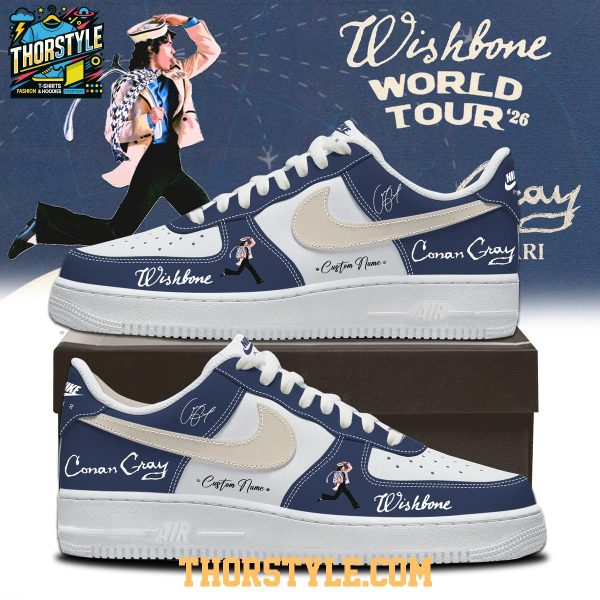 Conan Gray Wishbone World Tour 2026 Personalized Air Force 1 Shoes