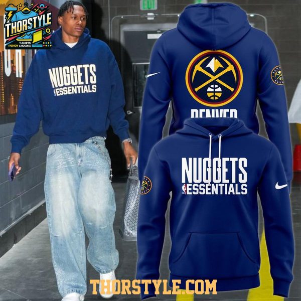 Denver Nuggets Peyton Watson 2025 Nuggets Essentials Hoodie T-Shirt