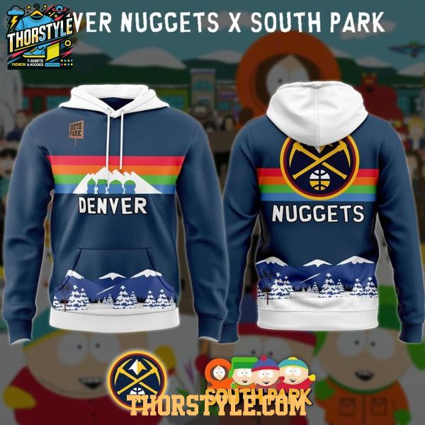 Denver Nuggets South Park Mike Malone 2025 NBA Crossover Hoodie T-Shirt
