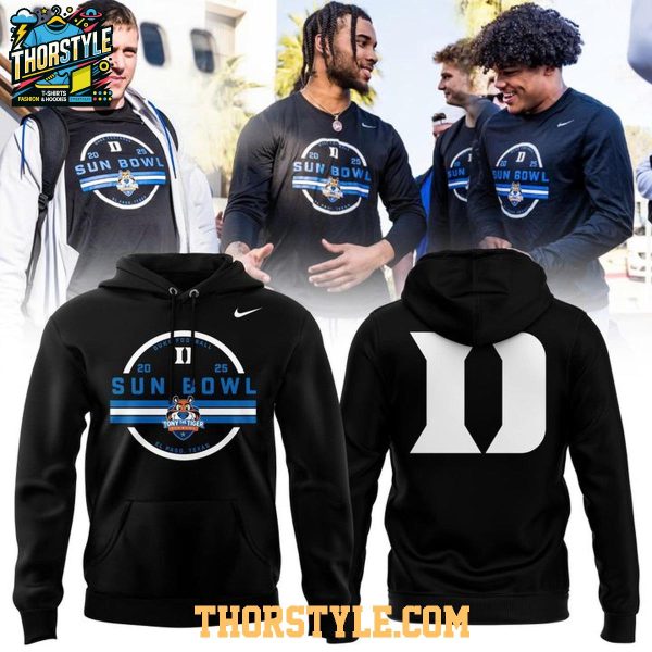 Duke Blue Devils Football 2025 Tony The Tiger Sun Bowl Hoodie T-Shirt