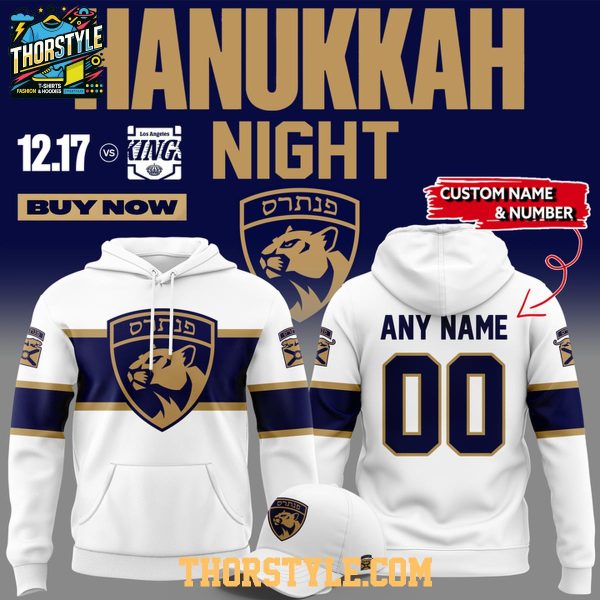 Florida Panthers Hanukkah Night 2026 Personalized Hoodie
