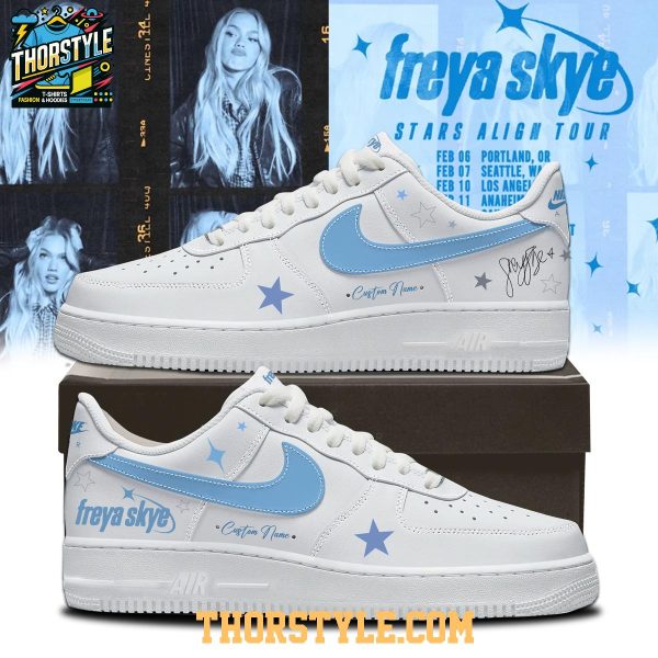 Freya Skye Stars Align Tour 2026 Personalized Air Force 1 Shoes