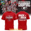 Georgia Bulldogs Back To 2025 SEC Football Conference Champions Hoodie T Shirt