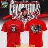 Georgia Bulldogs Southeastern Conference Football 2025 Champions Hoodie T Shirt