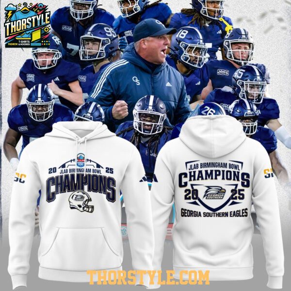 Georgia Southern Eagles 2025 JLab Birmingham Bowl Champions Hoodie