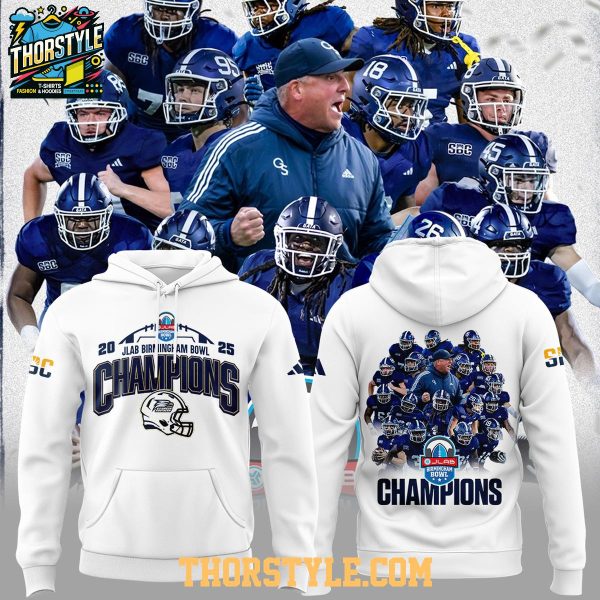 Georgia Southern Eagles JLab Birmingham Bowl Champions 2025 Hoodie T-Shirt