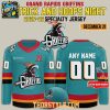 Grand Rapids Griffins Hattrick and Hoops Night 2025 Personalized Hockey Jersey