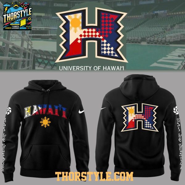 Hawaii Rainbow Warriors Filipino Heritage 2025 Pinoy Pride Hoodie T-Shirt