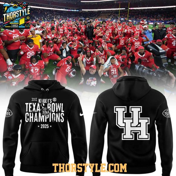 Houston Cougars Kinder’s Texas Bowl Champions 2025 Hoodie T-Shirt