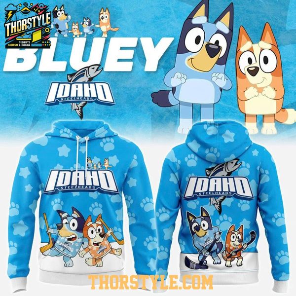 Idaho Steelheads Bluey And Bingo Day 2025-2026 Hockey Hoodie T-Shirt