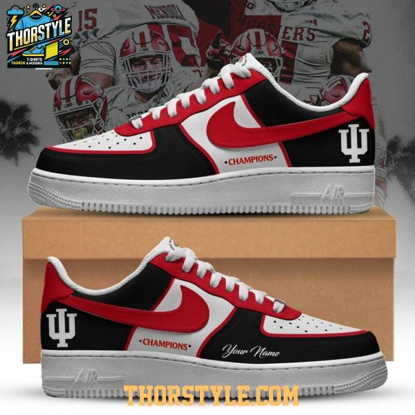 Indiana Hoosiers Rose Bowl Champions 2026 Personalized Air Force 1 Shoes