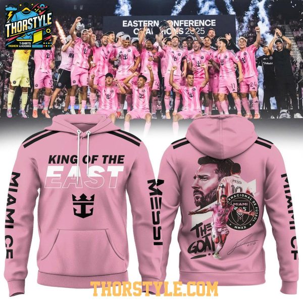 Inter Miami Messi Eastern Conference Champions 2025 The King Hoodie T-Shirt