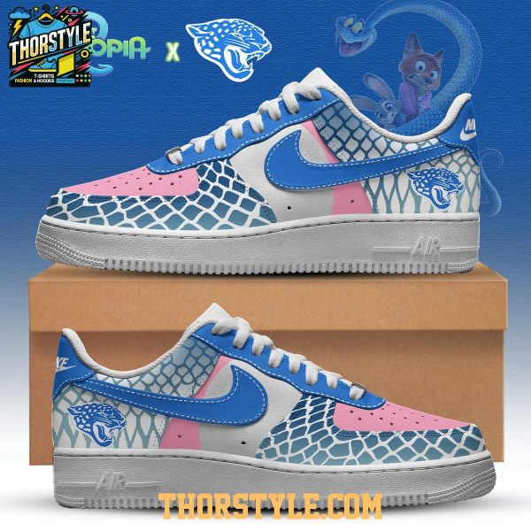 Jacksonville Jaguars Zootopia 2 Gary De’Snake 2025 Personalized Air Force 1 Shoes