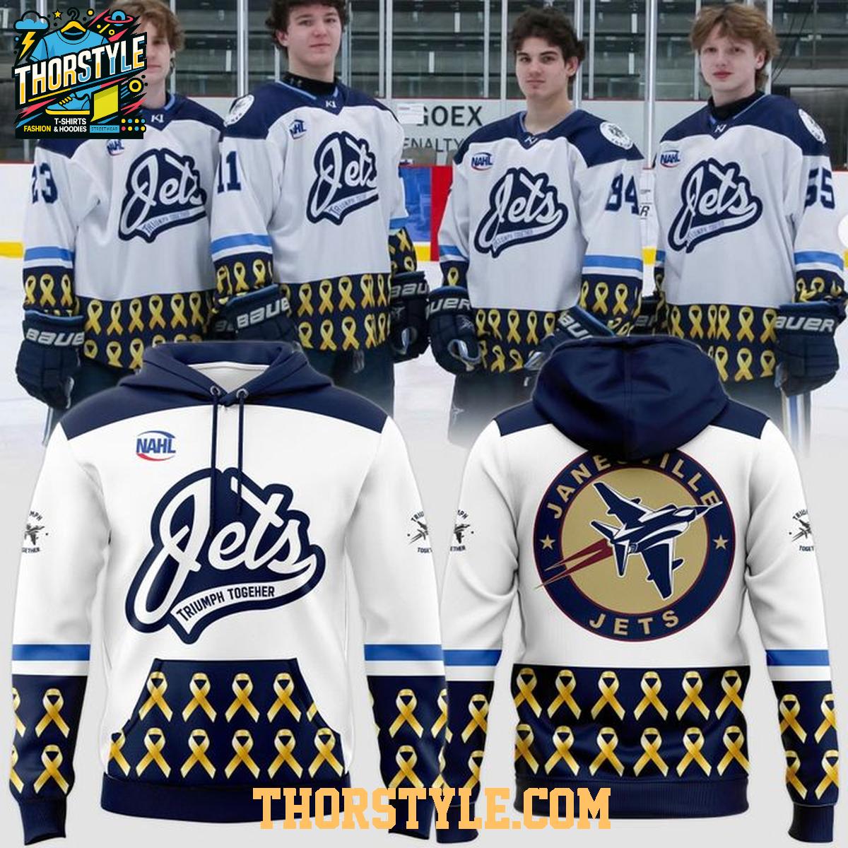 Janesville Jets Triumph Together 2025 Your Town Hoodie T-Shirt Janesville Jets Triumph Together 2025 Your Town Hoodie T-Shirt