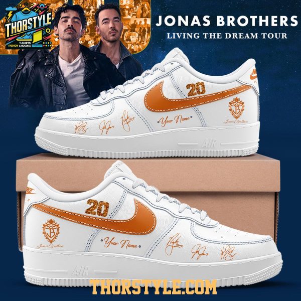 Jonas Brothers Live The Dream Tour 2026 Personalized Air Force 1 Shoes