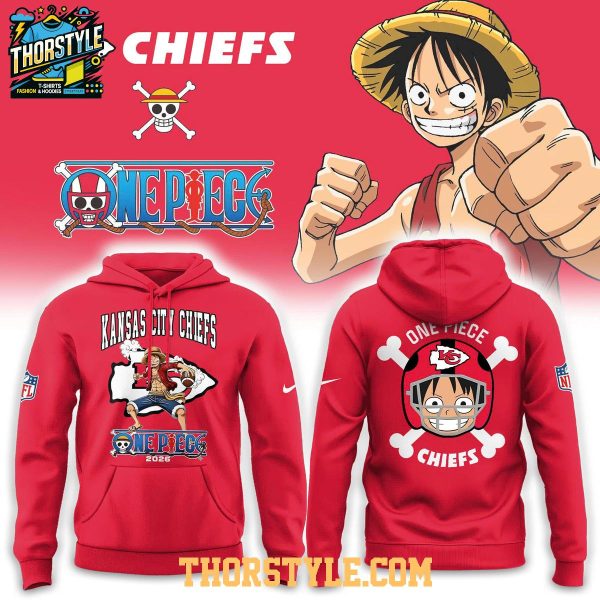 Kansas City Chiefs One Piece 2026 Celebrate Chief Kingdom Hoodie T-Shirt