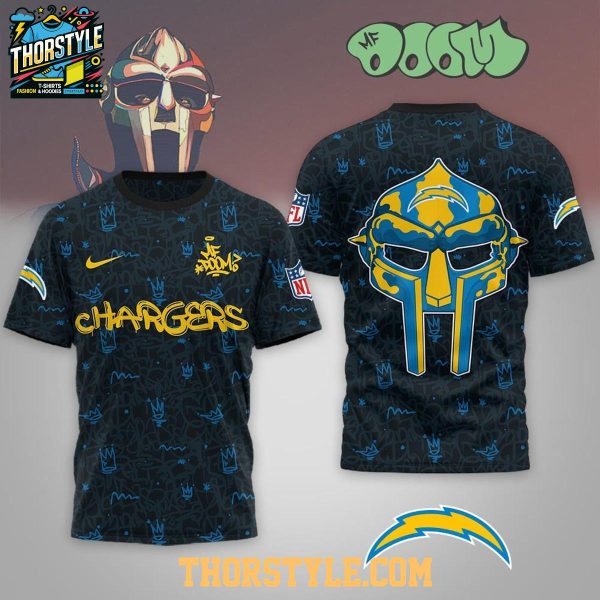 Los Angeles Chargers MF Doom Tribute Tour 2026 Hoodie T-Shirt