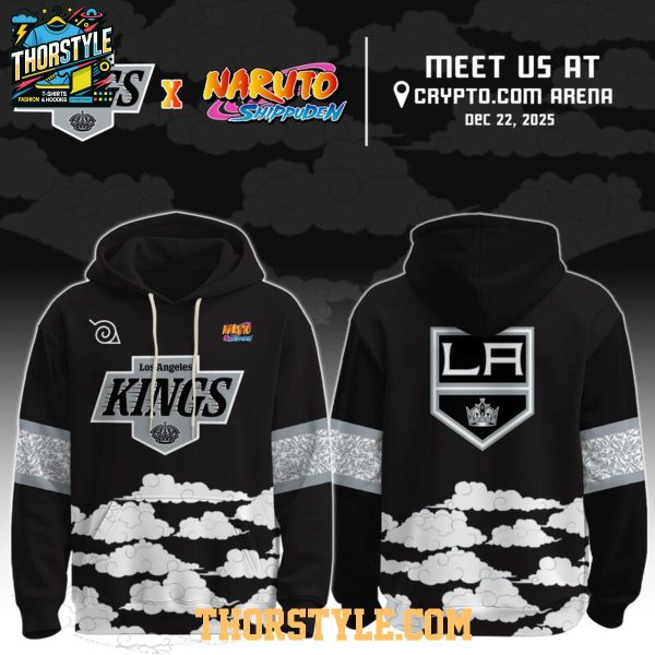Los Angeles Kings 2025 Naruto Shippuden Night Hockey Hoodie