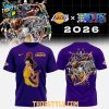 Los Angeles Lakers One Piece 2026 New Year Of Luffy Hoodie T Shirt