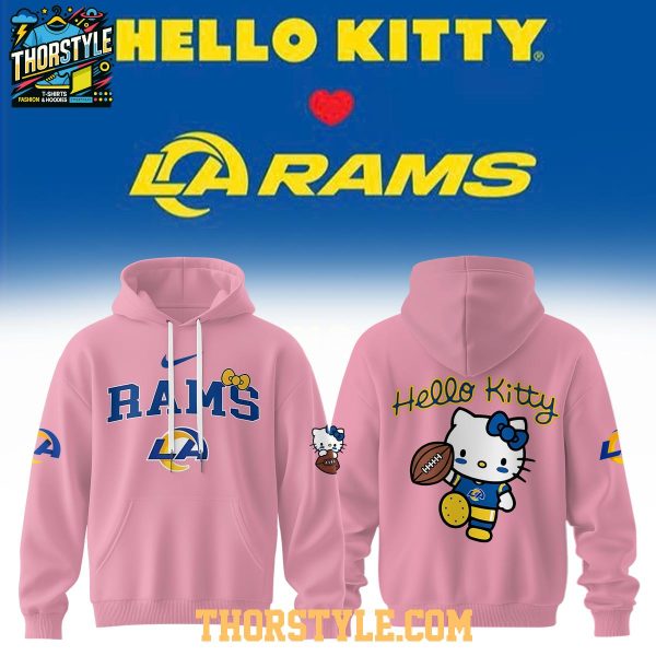 Los Angeles Rams 2026 Hello Kitty Night Hoodie T-Shirt
