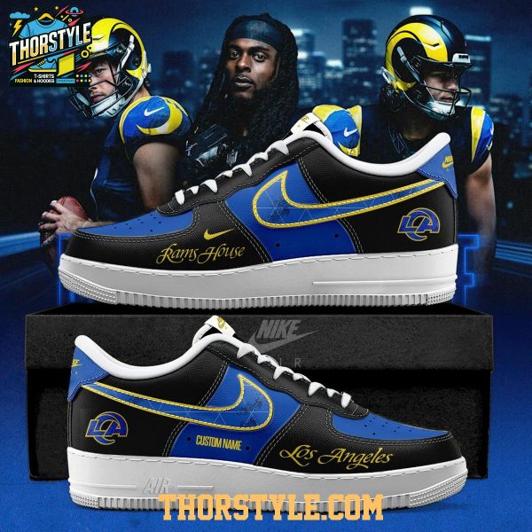 Los Angeles Rams Rivalries Midnight Blue 2025 NFL Air Force 1 Shoes