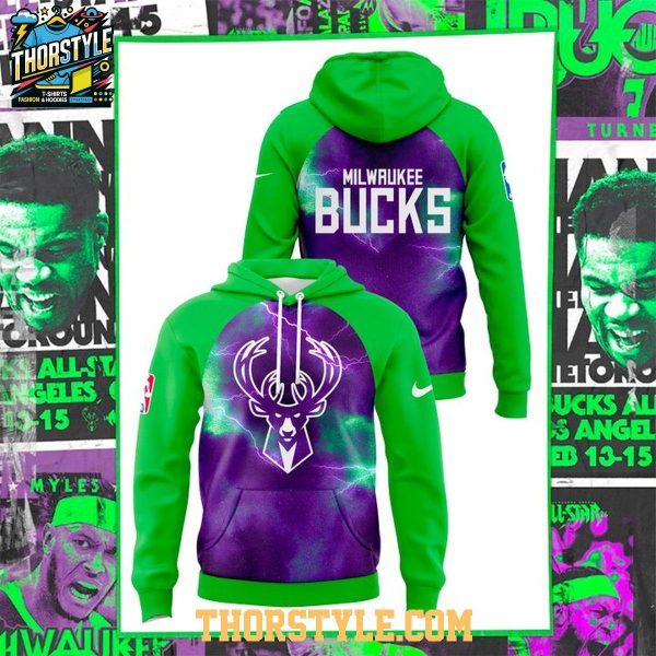 Milwaukee Bucks 2025-26 Fear The Deer NBA Champs Hoodie T-Shirt