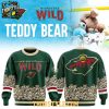 Minnesota Wild Teddy Bear Toss Tradition 2025 Christmas Hoodie T Shirt