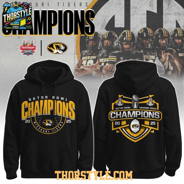 Missouri Tigers Gator Bowl Champions 2025 Hoodie T-Shirt