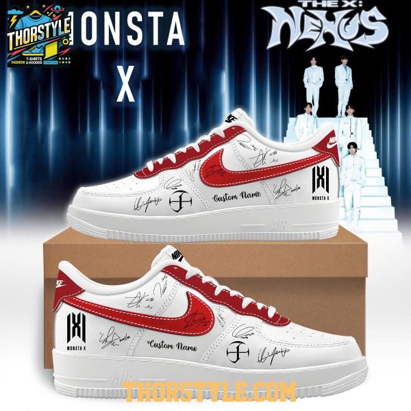Monsta X World Tour 2026 The X Nexus Personalized Air Force 1 Shoes