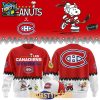 Montreal Canadiens Peanuts Night 2025 2026 Snoopy Hockey Hoodie T Shirt