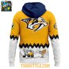 Nashville Predators Peanuts Night 2025 2026 Snoopy Hockey Hoodie T Shirt