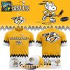 Nashville Predators Peanuts Night 2025 2026 Snoopy Hockey Hoodie T Shirt