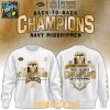 Navy Midshipmen 2025 Champions CIC Trophy Back To Back Hoodie T Shirt