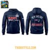 New England Patriots NFL Playoffs 2025 Heather Charcoal Go Pats Hoodie T Shirt