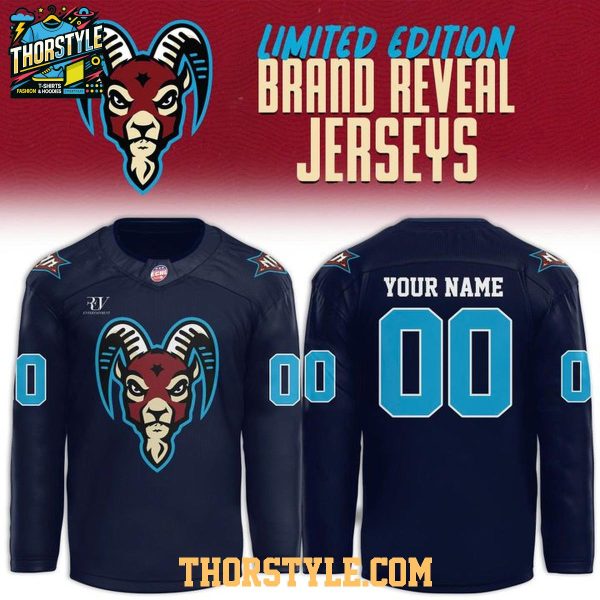 New Mexico Goatheads Brand Reveal 2025-2026 Personalized Hockey Jersey