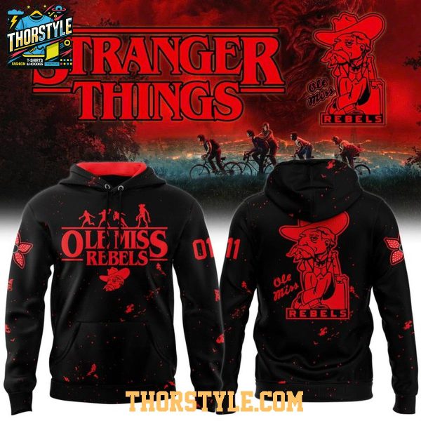 Ole Miss Rebels Stranger Things 2025 College Playoffs Hoodie T-Shirt