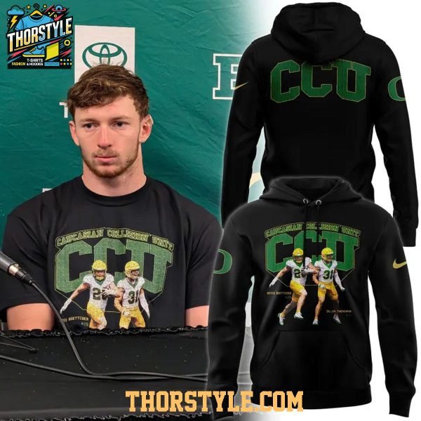 Oregon Ducks Caucasian Collision Unit 2025 CCU Hoodie T-Shirt
