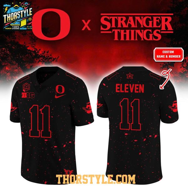 Oregon Ducks Stranger Things 5 SEC Championship 2026 Football Jersey