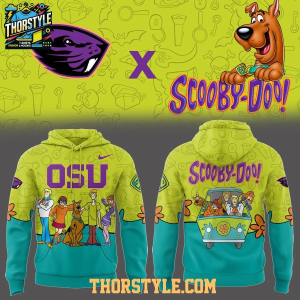 Oregon State Beavers Scooby-Doo 2026 Crossover NCAA Hoodie T-Shirt