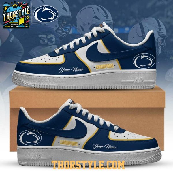 Penn State Nittany Lions Champions 2025 Personalized Air Force 1 Shoes