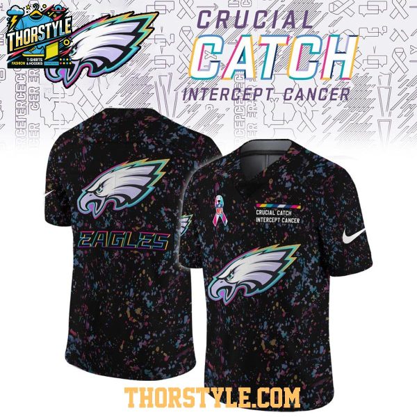 Philadelphia Eagles Crucial Catch NFL Fight Cancer 2026 Football Jersey