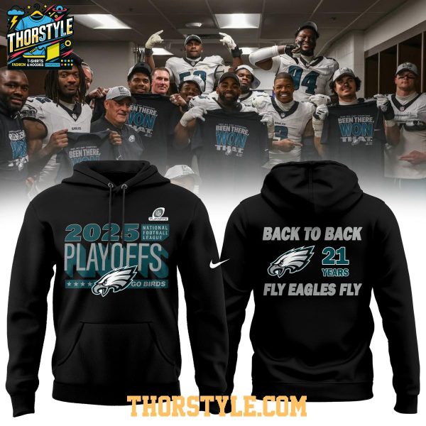 Philadelphia Eagles NFC East 2025 Champions Back To Back 21 Years Hoodie T-Shirt