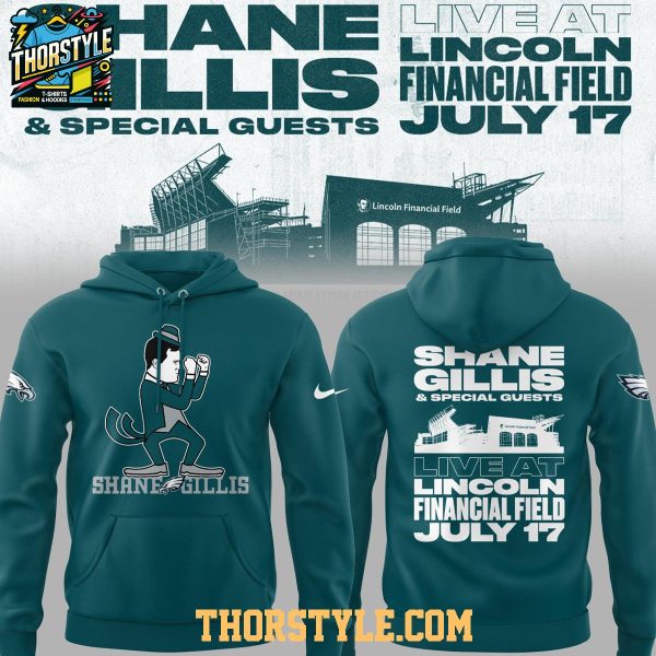 Philadelphia Eagles Shane Gillis Live Lincoln Financial Field 2026 Hoodie T-Shirt