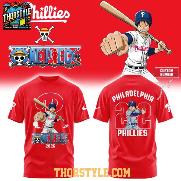 Philadelphia Phillies  One Piece 2026 Celebrate Phils Era Hoodie T-Shirt