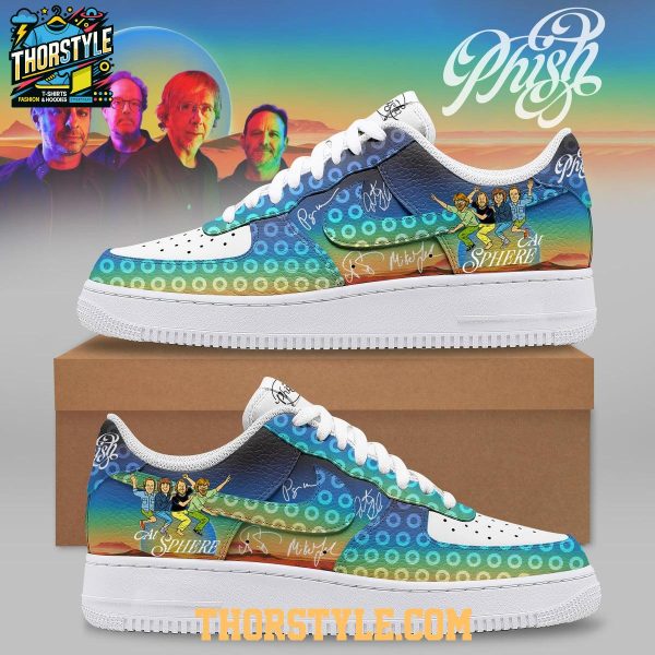 Phish Las Vegas Sphere Tour 2026 Personalized Air Force 1 Shoes