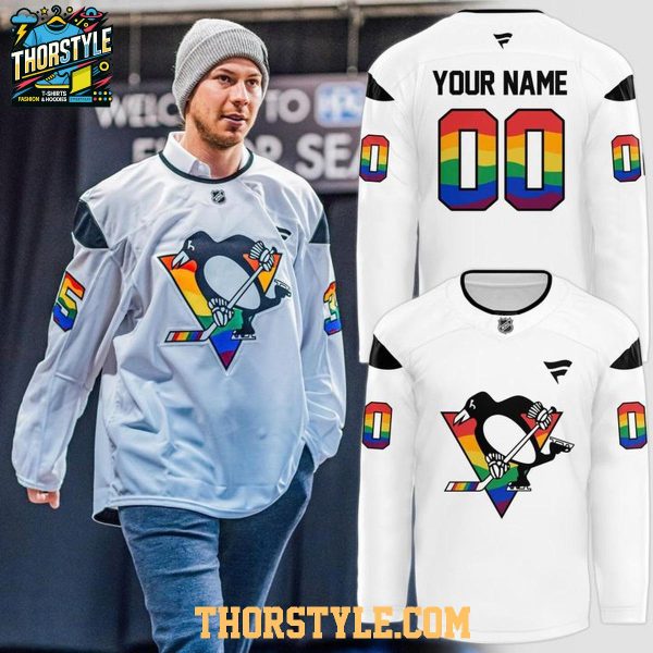 Pittsburgh Penguins Atlanta Essentials 2025 Personalized Hockey Jersey