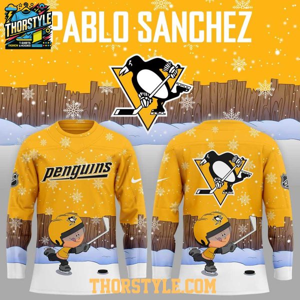 Pittsburgh Penguins Pablo Sanchez Backyard Baseball Personalized Hockey Jersey