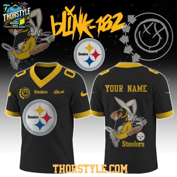 Pittsburgh Steelers Blink-182 Missionary Impossible Personalized Football Jersey