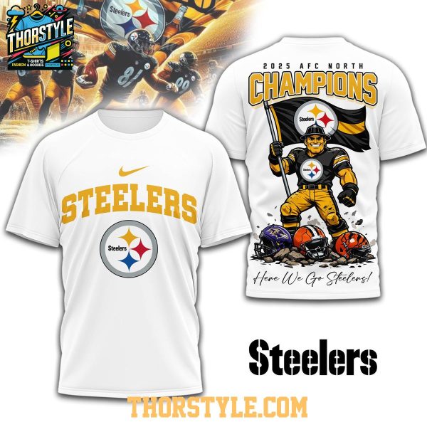 Pittsburgh Steelers NFL AFC North Champions 2025-2026 Hoodie T-Shirt